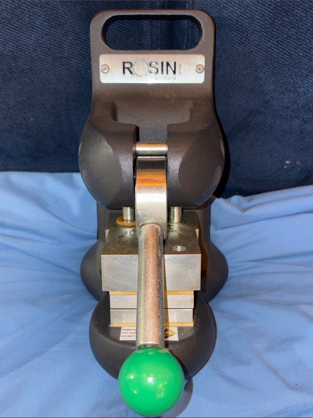Press Machine with Green Handle - Black